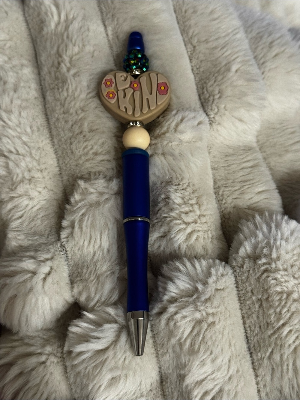 Blue 'Be Kind' Decorative Ballpoint Pen
